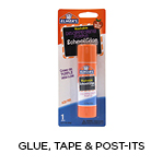 Post-its, Glue & Tape
