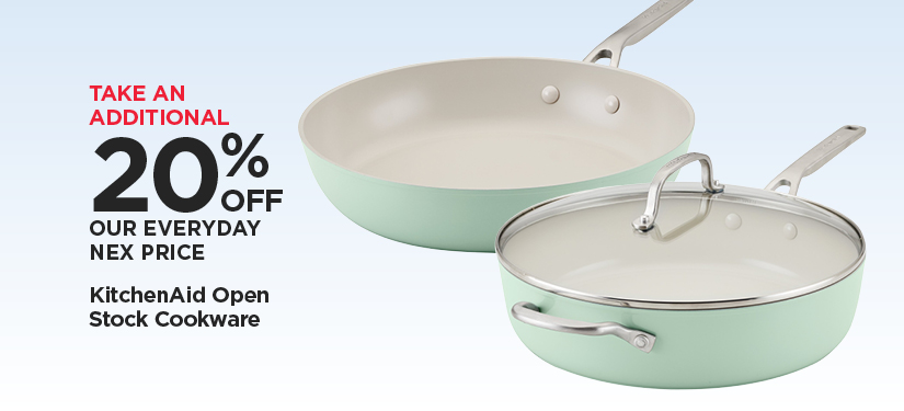 Take An Additional 20% Off Our Everyday NEX Price KitchenAid Open Stock Cookware