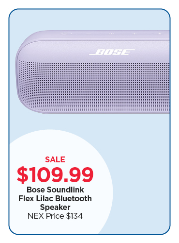 $109.99 Bose Soundlink Flex Lilac Bluetooth Speaker
