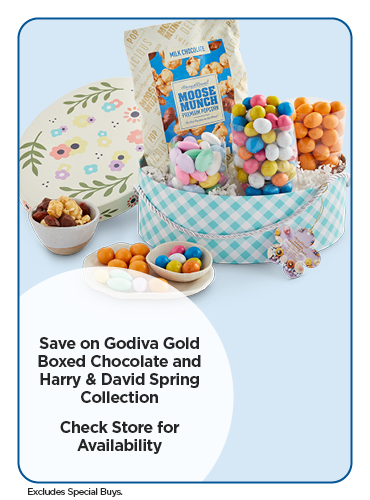 20% Off Godiva Gold Boxed Chocalate and Harry & David Spring Collection
