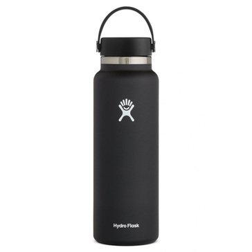 Hydro Flask 40oz Wide Mouth 2.0 with Flex Lid Black