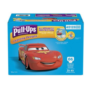 Huggies Pull-Ups Boys' Learning Designs Size 3T-4T - Giga Pack, 66ct