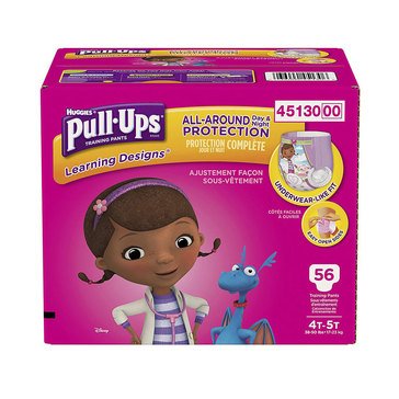Huggies Pull-Ups Girls' Learning Design Size 4T-5T - Giga Pack, 56ct