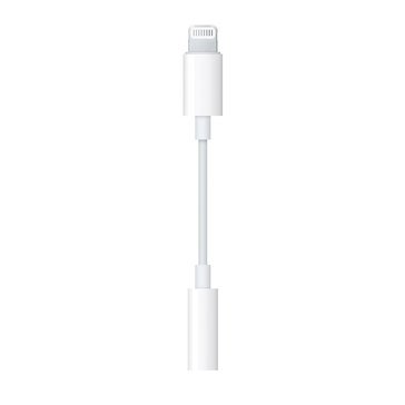 Apple - Lightning-to-3.5mm Headphone Adapter - White