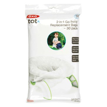 OXO TOT 2-in-1 Go Potty Refill Bags, 30-Pack