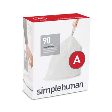simplehuman Custom Fit A Liners, 90-Pack