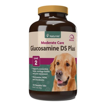NaturVet Glucosmine DS with MSM Time Released Tablets for Dogs