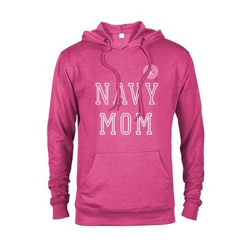 Soffe Women's Navy Mom French Terry Hoodie
