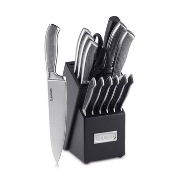 Cuisinart Graphix Stainless Steel 15-Piece Knife Block Set