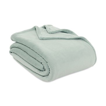 Berkshire Plush Blanket, Seaspray - Full/Queen