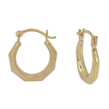 Children's 14K Gold Hoop Earrings