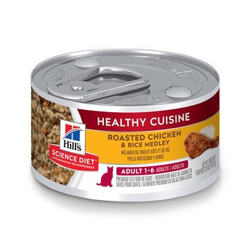 Hill's Science Diet Feline Chicken and Rice Medley Adult Wet Cat Food