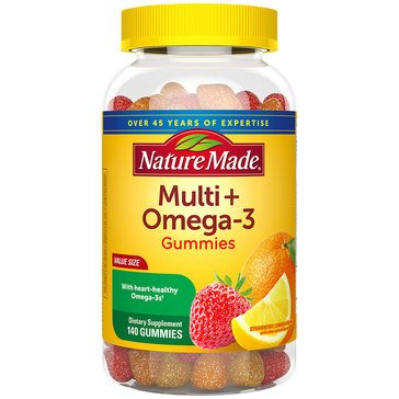 Nature Made Omega-3 Gummies, 140-count