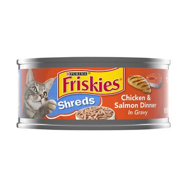 Purina Friskies Shreds Chicken & Salmon Adult Wet Cat Food