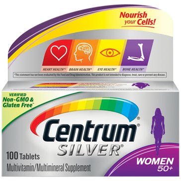 Centrum Silver Men's 50+ Multi-Vitamin Tablets, 100-count