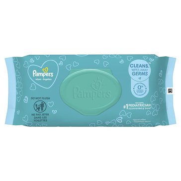 Pampers Fresh Scented Hypoallergenic Baby Wipes, 64-count