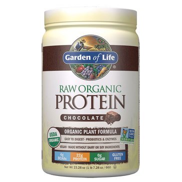 Garden Of Life Chocolate Organic Protein Powder, 20-count