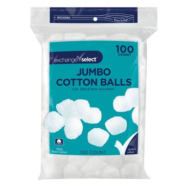 Exchange Select White Cotton Ball 100ct