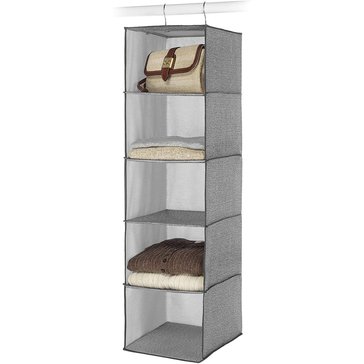 Whitmor Crosshatch Gray Hanging Accessory Shelves