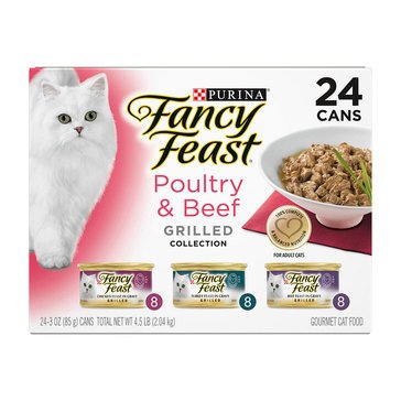 Purina Fancy Feast Grilled Sensations Adult 24-Count Cat Food