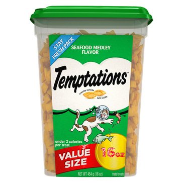 Whiskas Temptations Tasty Seafood 16 oz. Value Size Cat Treats
