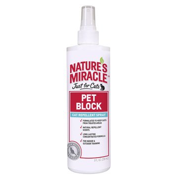 Natures Miracle UPG JFC Pet Block Repellent 8 oz. Spray for Cats