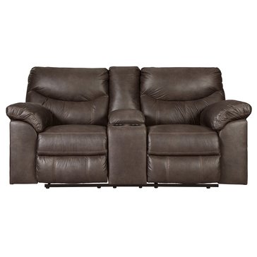 Signature Design by Ashley Boxberg Reclining Loveseat with Console