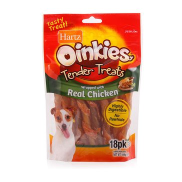 Hartz Oinkies Chicken Small Senior Dogs 18-Pack Tender Dog Treats