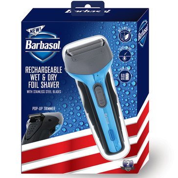 Barbasol Men's Rechargeable Wet And Dry Foil Shaver