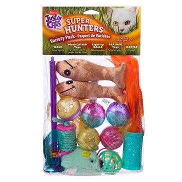Hartz Just For Cats Super Hunters Variety Pack Cat Toys
