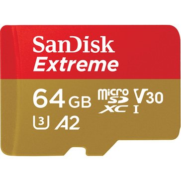 Sandisk 64GB Extreme MicroSD Memory Card