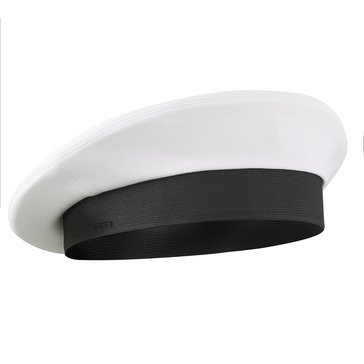 Bernard ACC White CNT Replacement Dress Cap Cover Style #10008W