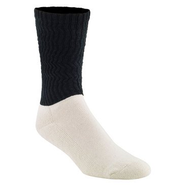 Jefferies Health Black/White Antimicrobial Boot Socks 3 Pack Style #31244 