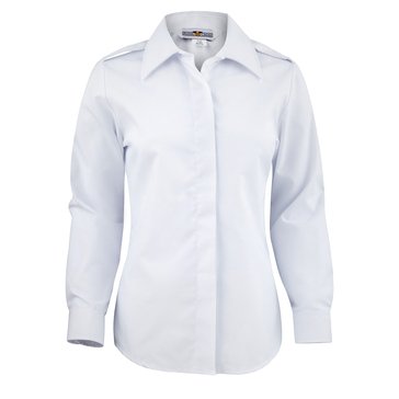 Women's White Long Sleeve Shirt 