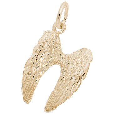 Rembrandt 14K Angel Wings Charm