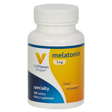 The Vitamin Shoppe Melatonin for Sleep 1 MG 120 Tablets
