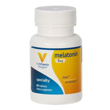 The Vitamin Shoppe Melatonin 5mg Tablets, 60-count 