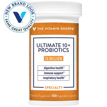 The Vitamin Shoppe Ultimate 10+ Probiotics 13 Billion CFUs Vegetable Capsules, 100-count