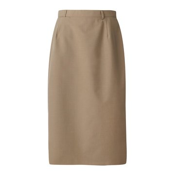 Women's New Fit Khaki Poly/Wool Skirt 