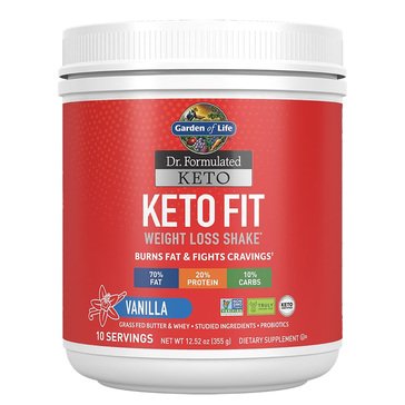 Dr. Formulated Keto Fit Vanilla Powder, 10-servings