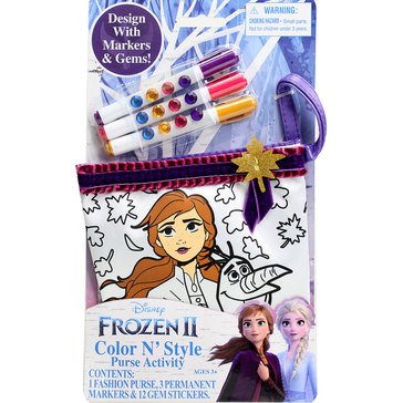 Frozen 2 Color N Style Purse Activity Small