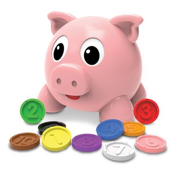 The Learning Journey Learn with Me - Numbers and Colors Pig E Bank