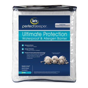 Serta Perfect Sleeper Ultimate Protection Waterproof And Allergen Barrier, King