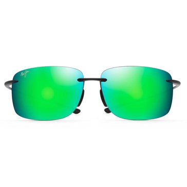 Maui Jim Men's Hema Matte Black Mauigreen Sunglasses, 62mm