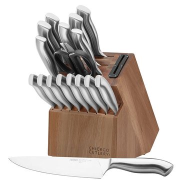 Chicago Cutlery Insignia Refresh Stainless Steel 18-Piece Block Set