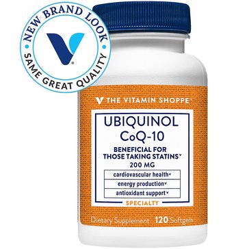 The Vitamin Shoppe Ubiquinol CoQ10 200mg Softgels, 120-count