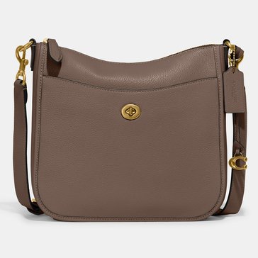 Coach Polished Pebble Leather Chaise Crossbody