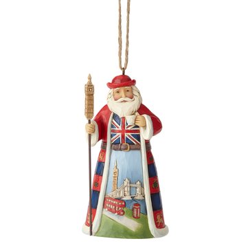 Jim Shore British Santa Ornament