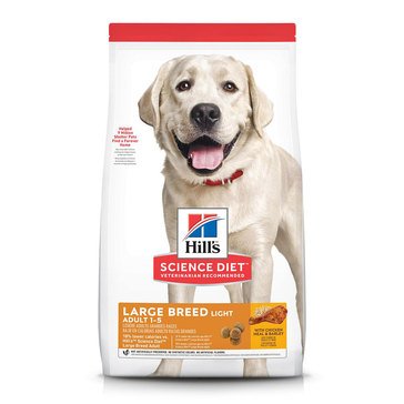 Hill's Science Diet Canine Adult Light Large Breed Chicken & Barley Dog Food