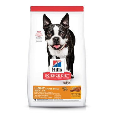 Hill's Science Diet Canine Adult Light Small Bites Chicken & Barley Dog Food